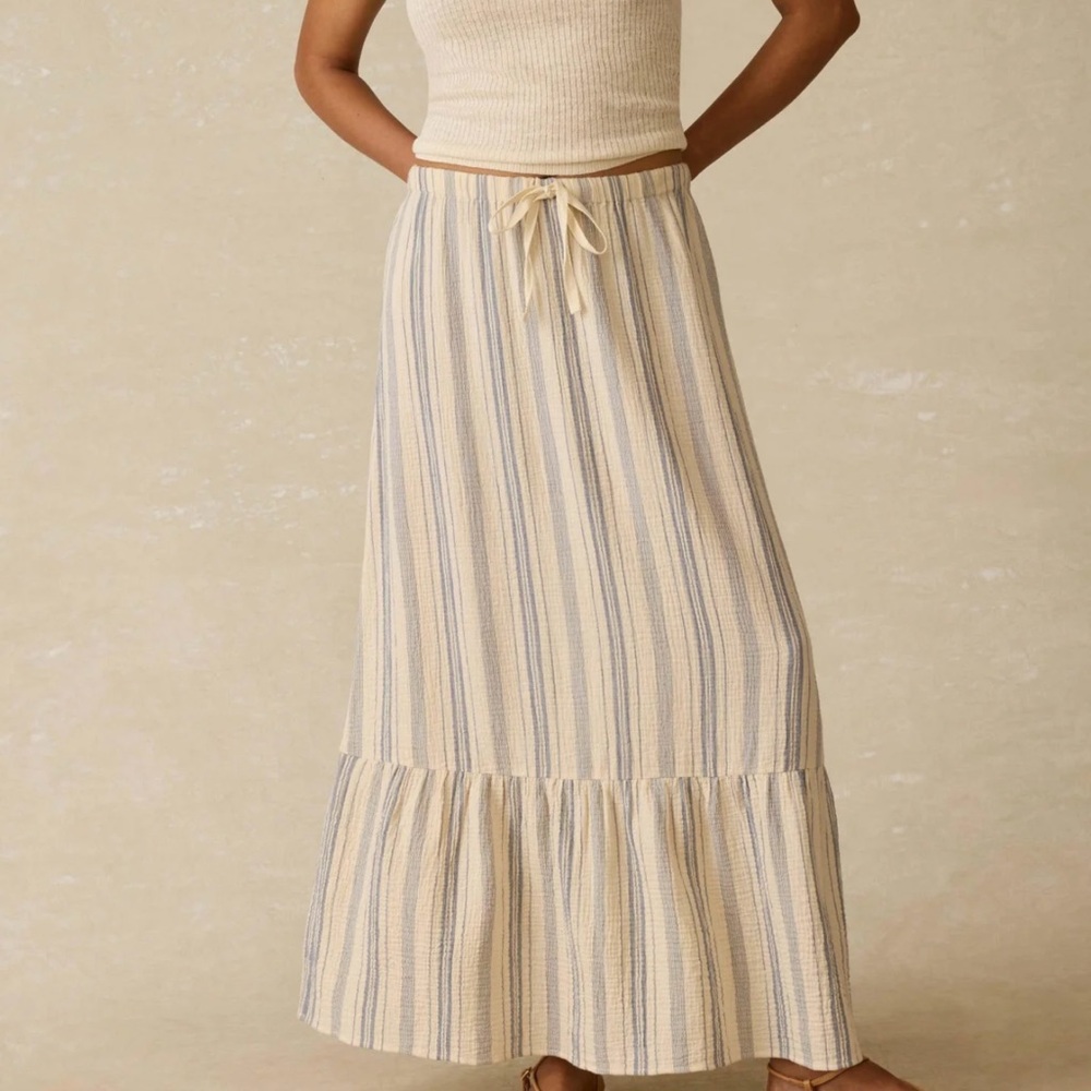 Dune Cotton Guaze Maxi Skirt